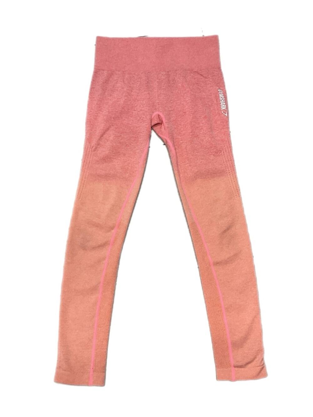 Gymshark Vital Seamless Ombre Pink Orange High Rise Leggings